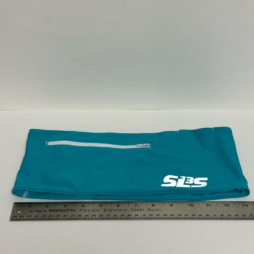 SL3S Hip Zip Running Band Belt Bag Teal Size Small